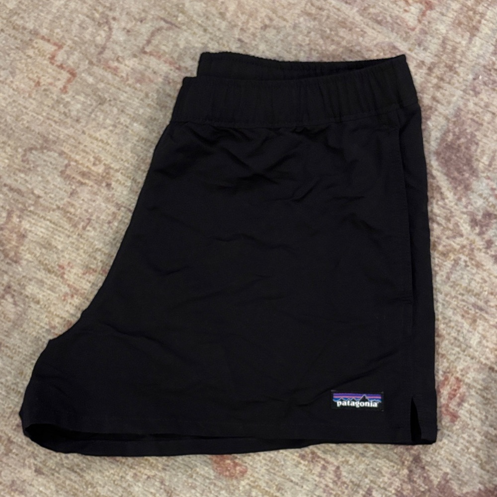 Patagonia Jet Black Performance Shorts
